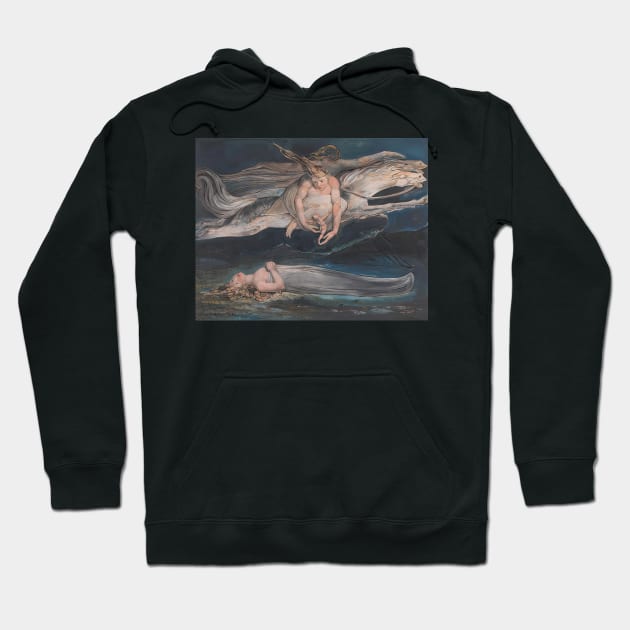 l tost large - William Blake Hoodie by Kollagio